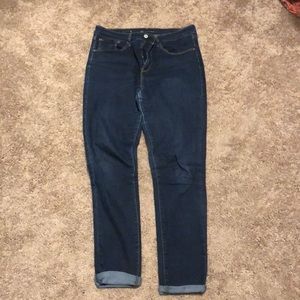 Levi dark wash jeans